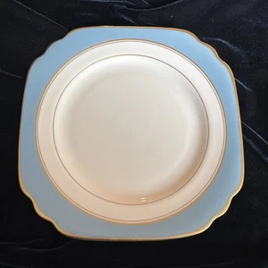 Syacuse Edmonton Blau Quadratisch Salat Dessert Teller - Bild 1 von 4