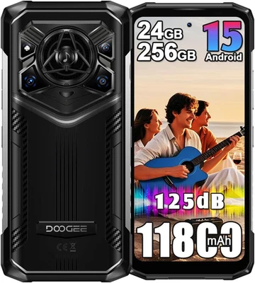 Rugged Smartphone 4G,11800Mah 18W 24GB+256GB(2TB) Cellulare Antiurto，6.6" HD+ 12 - Immagine 1 di 4