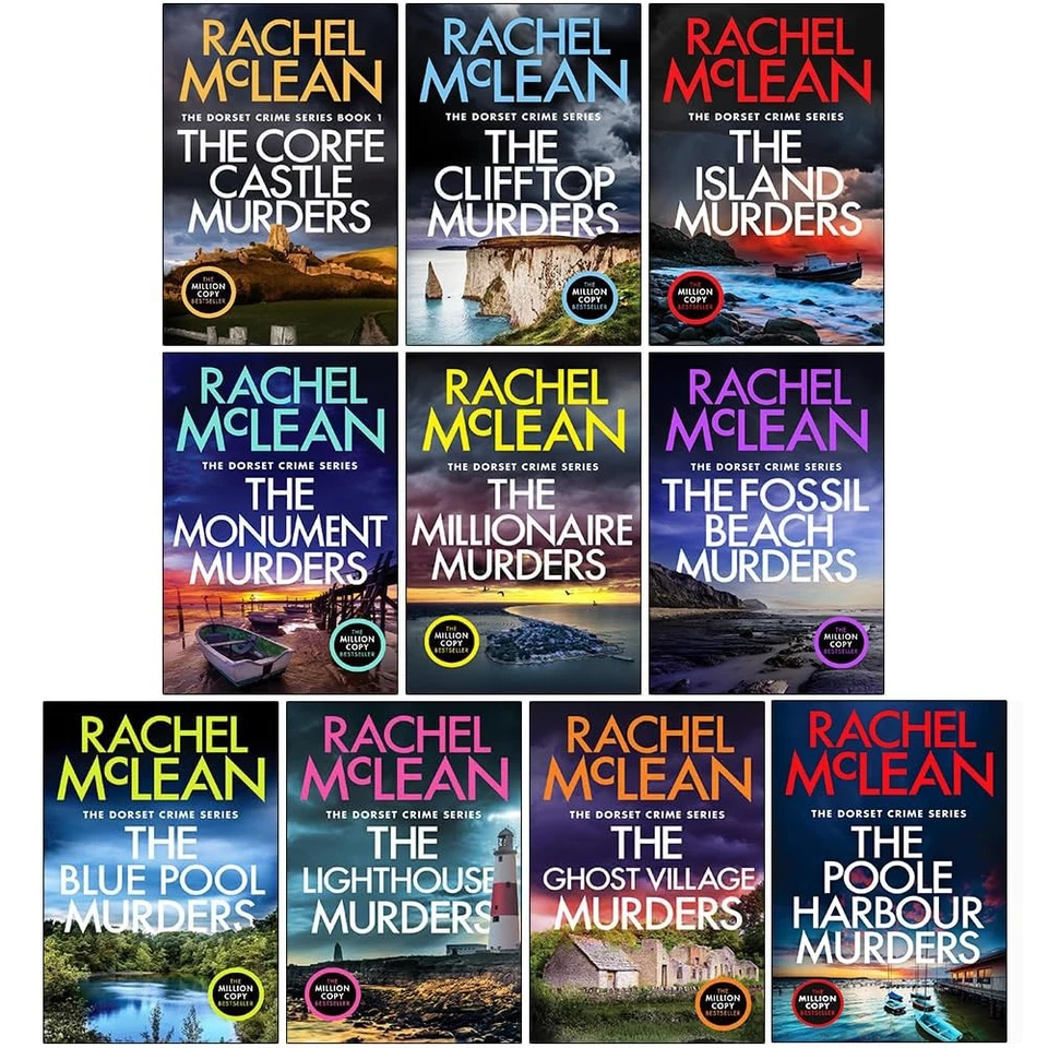 Dorset Crime Series by Rachel Mclean 1-10 Books Collection Set - Fiction - PB - Image 1 of 1