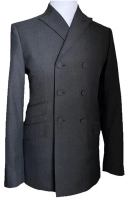 Gucci Men Double Breasted Sport Coat Blazer DK Gray 42 US/52 Eu NWT $2980 - Image 1 of 4