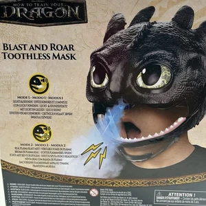 Máscara sin dientes Blast and Roar Cómo entrenar a tu dragón película Dreamworks NUEVO - Imagen 1 de 8