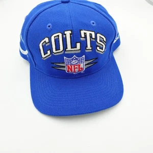 Vintage Indianapolis Colts Hat Cap Snap Back NFL Football Mens Logo Athletic 90s - Picture 1 of 6