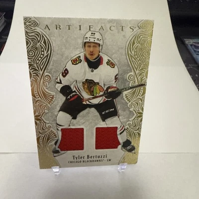 2025 UPPER DECK ARTIFACTS #40 TYLER BERTUZZI GOLD MATERIAL JERSEYS /299 - Image 1 of 4