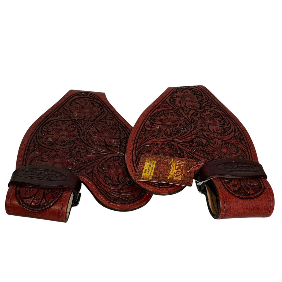 Hilason Replacement Short Fenders Mahogany Treeless Western HSFN-TW176 Rodeo - Image 1 of 4