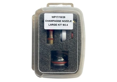 Pyrex TIG Cup Set. Champagne Nozzle. Fits WP17/18/26. - Image 1 of 4