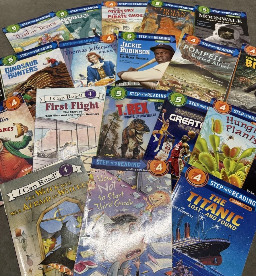 Random Lot of 10 Level 4 & 5 Step Into Reading | I Can Read  UNISEX - Image 1 of 1