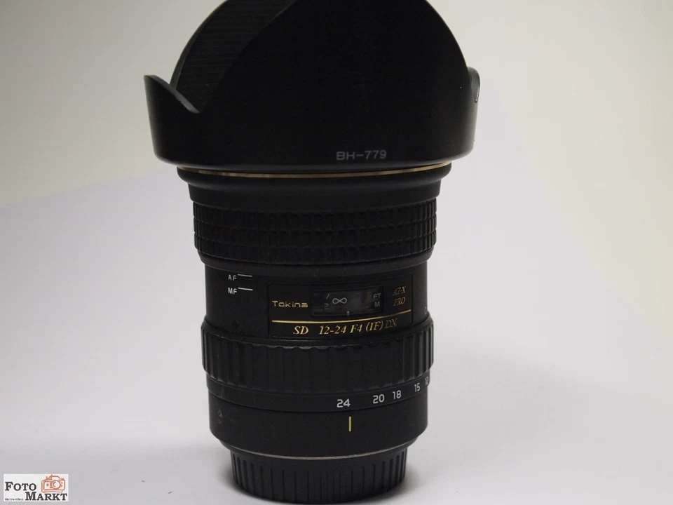 Objetivo Tokina AT-X 4,0/12-24 Mm Pro DX Para Canon Digital Gran Angular Zoom - Imagen 1 de 4