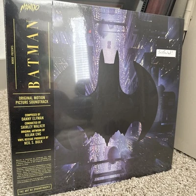 Batman Vinyl LP by Danny Elfman sealed yellow/black green/purple LP soundtrack - Image 1 of 4