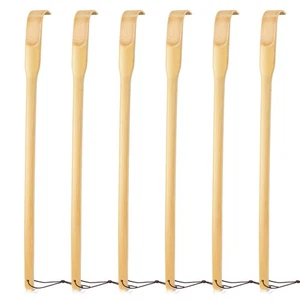 Back Scratcher, 16.5in Pack of 6, Traditional Finger-Like Wooden Body Massage... - Picture 1 of 7
