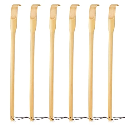 Back Scratcher, 16.5in Pack of 6, Traditional Finger-Like Wooden Body Massage... - Image 1 of 4