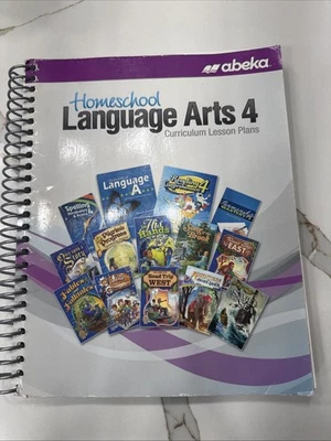 Abeka Language Arts 4 Curriculum Lesson Plans - Image 1 of 4