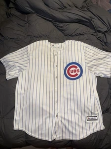 Majestic Cool Base Kris Bryant Chicago Cubs Men's Home White Jersey Size 2XL - Picture 1 of 7