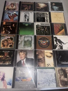 CD Lot 50+ Rod Stewart, Led Zeplin, Springsteen, Skynyrd, MeatLoaf, FleetwoodMac - Picture 1 of 12