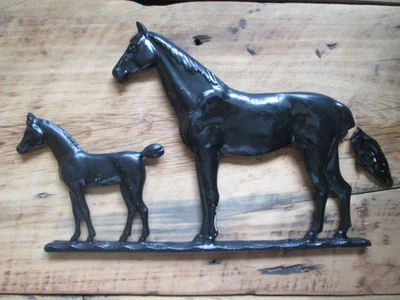 Whitehall Products Mare Colt Horse Weathervane 13.5"x8.5" Decoración Buzón Figura Foto 1 de 4
