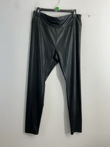 Womans Wild Fable Pullon Leggings Large Black Shiny - Picture 1 of 7