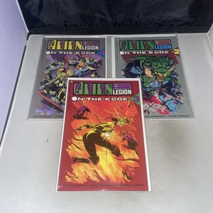 ALIEN LEGION ON THE EDGE (1990) 3 ISSUE COMPLETE SET 1-3  MARVEL COMICS - Picture 1 of 1