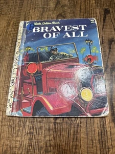 A Little Golden Book: Bravest Of All Hardcover 1973 - Foto 1 di 11