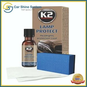 Headlights protection coat cleaner restores YELLOWED SCRATCHED K2 Lamp protector - Picture 1 of 10