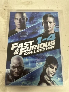 Fast & Furious Collection: 1-4 (DVD, 2020, Universal) Vin Diesel/Paul Walker! - Imagen 1 de 2