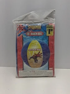Pelota de playa vintage Rand Spider-Man 20 pulgadas, 2004 nueva en paquete - Imagen 1 de 3