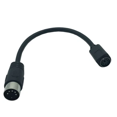 For PS2 Keyboard Connector Adapter Cable 5 Pin DIN Male to 6 Pin Female 15cm New - Image 1 of 4