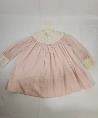  Vestido rosa vintage años 60 Nanette colección boutique niñas Foto 1 de 4