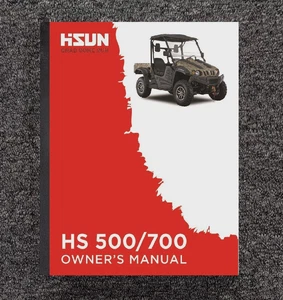 Manual de instrucciones del operador de UTV HS500 HS700 para Hisun HS500 HS700 UTV HS57 - Imagen 1 de 15