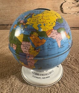 Vintage Ohio Art Co. WELTBANK Mennonitisches Missionsgremium Elkhart Indiana - Bild 1 von 6