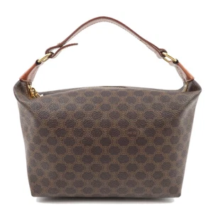 Celine Macadam kleine Handtasche PVC Leder braun echt - Bild 1 von 16