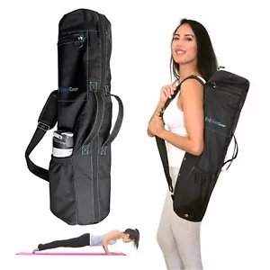 Extra Long Yoga Mat Bag for Men & Women, 3 Pockets, Full Zipper Water Resista... - Picture 1 of 8