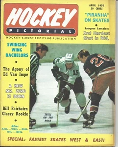 1970 Hockey Pictorial magazine California Golden Seals Tony Esposito Chicago GSt - Picture 1 of 2