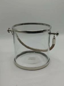 Thirstystone Glass Ice Bucket with Rope Handle, SEE CONDITION NOTE - Picture 1 of 3