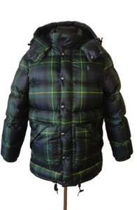 Abrigo Parka Polo Ralph Lauren Abombado con Capucha M Cuadros Tartán Polo NUEVA MUESTRA - Imagen 1 de 23