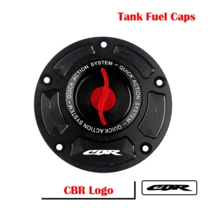 Fuel Tank Filler Lid Caps Assy CNC Aluminium Fits CBR-1000RR Black --CBR - Bild 1 von 1