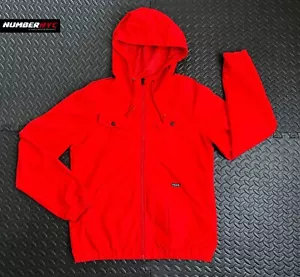 Volcom BRIGHT RED Water Resistence Jacket Women Size M/M/12 Softshell Warm Coat - Picture 1 of 12