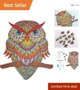Engaging 206-Piece Owl Puzzle for Family Game Nights – High-Quality Basswood - Picture 1 of 9