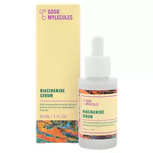 Good Molecules Niacinamide Serum 30ml/1oz - 10% Niacinamide Balancing B3 Facial - Picture 1 of 12