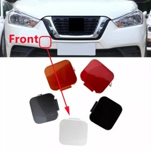1pc Front Bumper Towing Hook Cover Trailer Cap Fit For Nissan Kicks 2017-2020 - Picture 1 of 4