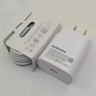 Original Samsung Galaxy S22 S22+ Ultra Super Fast Wall Charger & Type C Cable - Image 1 of 3
