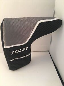 New Top Flite Tour True Roll Technology Putter Cover  (black, white, grey)hc160