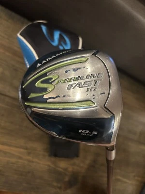 Cubierta de cabeza flexible Adams Speedline Fast 10 Driver 10,5° Draw Lite diestro club de golf Foto 1 de 4
