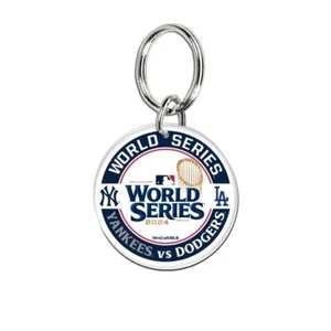 Los Angeles Dodgers New York Yankees Dueling 2024 World Series Key Ring - Picture 1 of 1