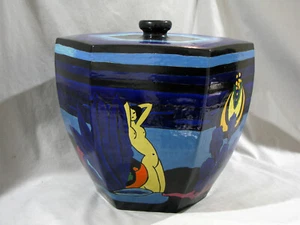 EXCEPTIONAL LONGWY PRIMAVERA VASE WITH NUDES - Picture 1 of 12
