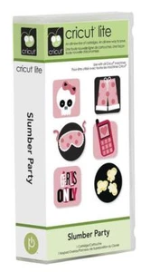 CRICUT *SLUMBER PARTY* CARTRIDGE *NEW* GIRL'S PAJAMA PARTY, FAVORS, INVITATIONS - Picture 1 of 3