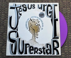 Urge Overkill - Jesus Urge Superstar RARE out of print purple vinyl LP record - Imagen 1 de 2