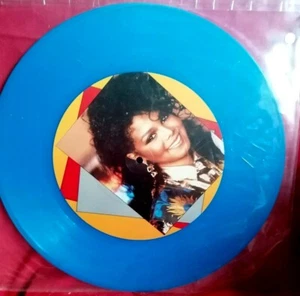 Janet JACKSON When I Think of You 12 " 45rpm 1986 Australia Only Blue Vinyl - Picture 1 of 2