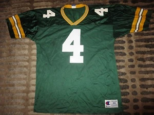 Brett Favre #4 Green Bay Packers NFL champion Jersey 44 M Medium Rookie - Picture 1 of 2