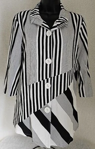 Camisa blusa top mujer Peck & Peck talla M mediana manga 3/4 - Imagen 1 de 24