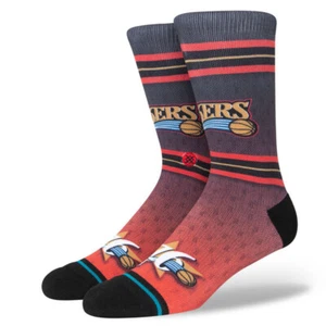 Calcetines Stance NBA Philadelphia 76ers Fader HWC Crew, para hombre talla grande (9-13) - Imagen 1 de 3