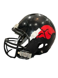 Riddle Small Football Helmet Black with Chinstrap 2008 - Picture 1 of 19